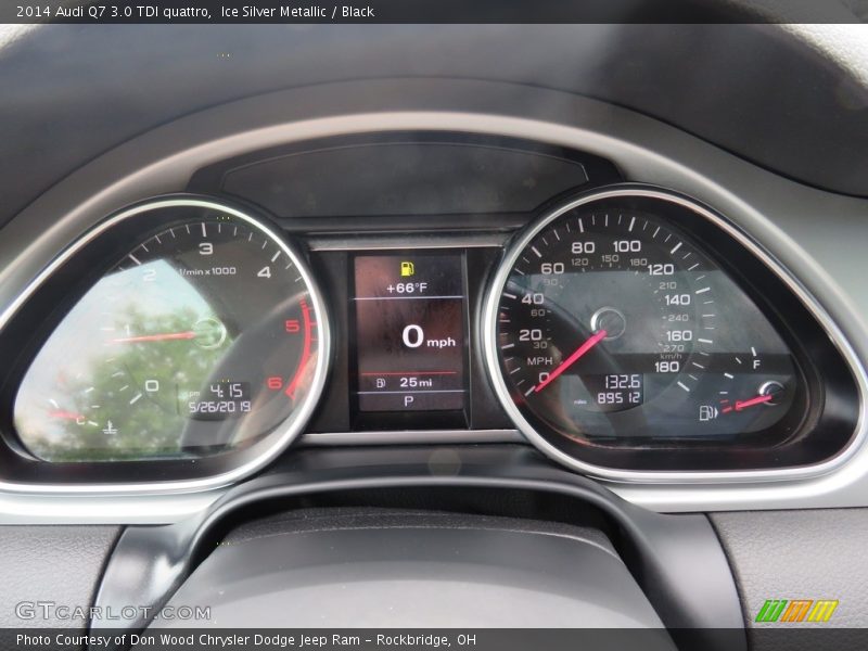 Ice Silver Metallic / Black 2014 Audi Q7 3.0 TDI quattro