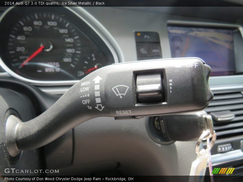 Ice Silver Metallic / Black 2014 Audi Q7 3.0 TDI quattro