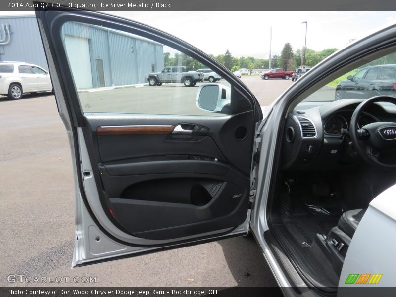 Ice Silver Metallic / Black 2014 Audi Q7 3.0 TDI quattro