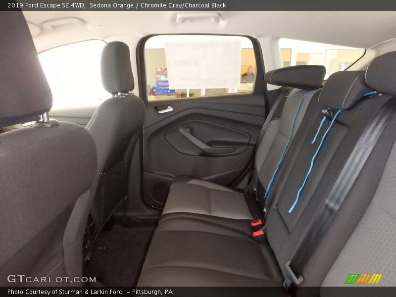 Sedona Orange / Chromite Gray/Charcoal Black 2019 Ford Escape SE 4WD