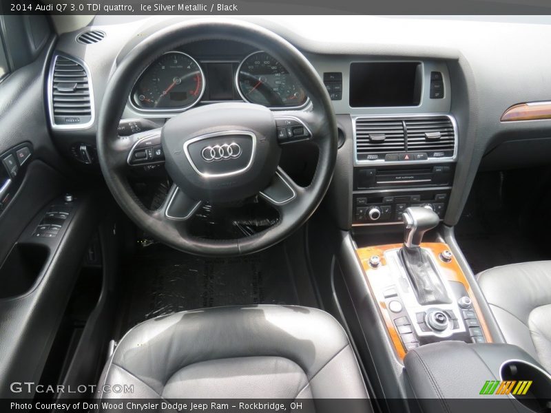 Ice Silver Metallic / Black 2014 Audi Q7 3.0 TDI quattro