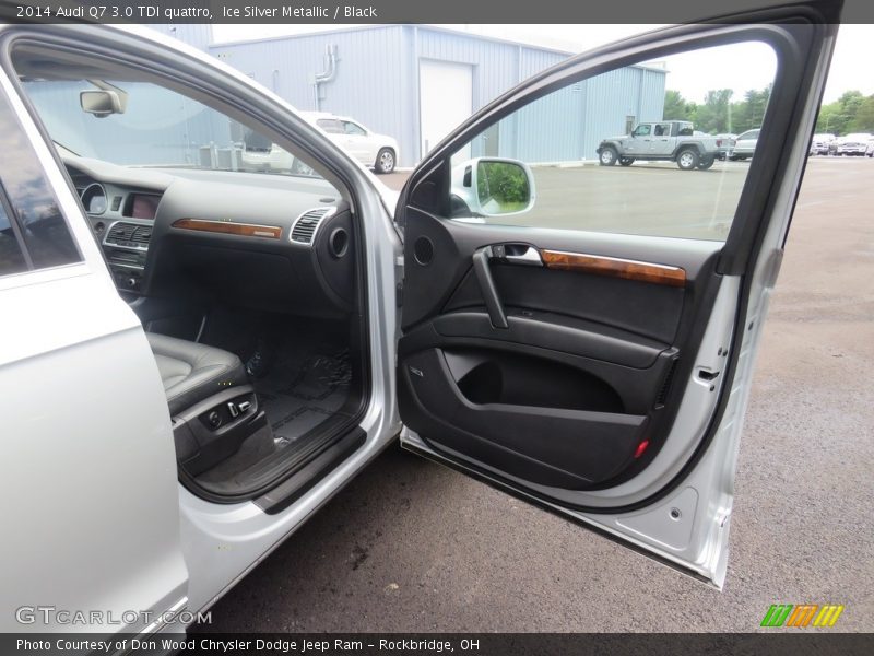 Ice Silver Metallic / Black 2014 Audi Q7 3.0 TDI quattro