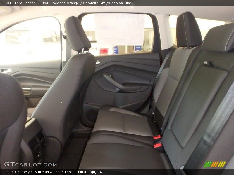 Sedona Orange / Chromite Gray/Charcoal Black 2019 Ford Escape SE 4WD