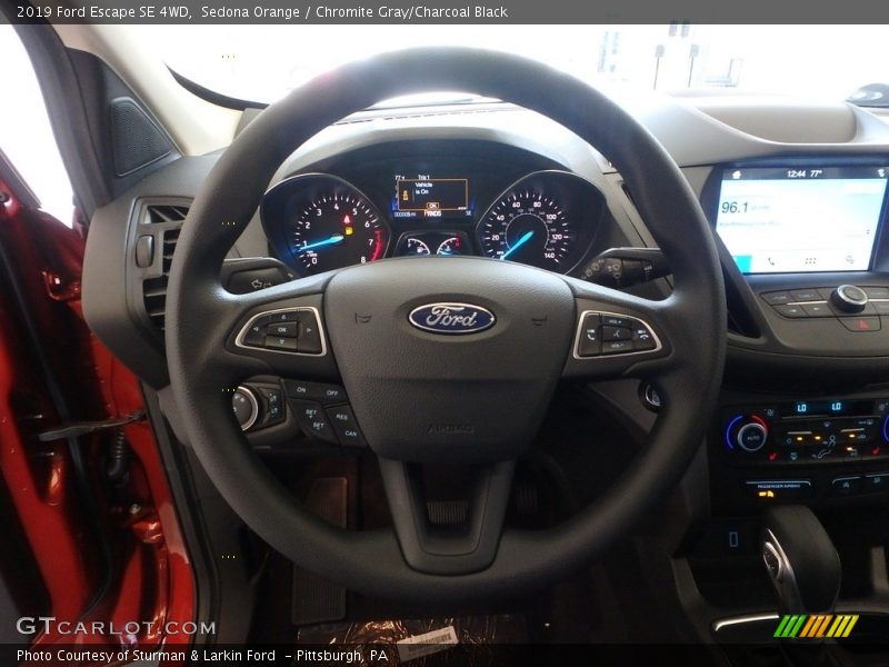 Sedona Orange / Chromite Gray/Charcoal Black 2019 Ford Escape SE 4WD