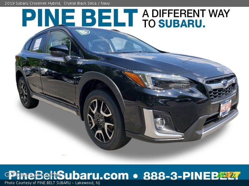 Crystal Black Silica / Navy 2019 Subaru Crosstrek Hybrid