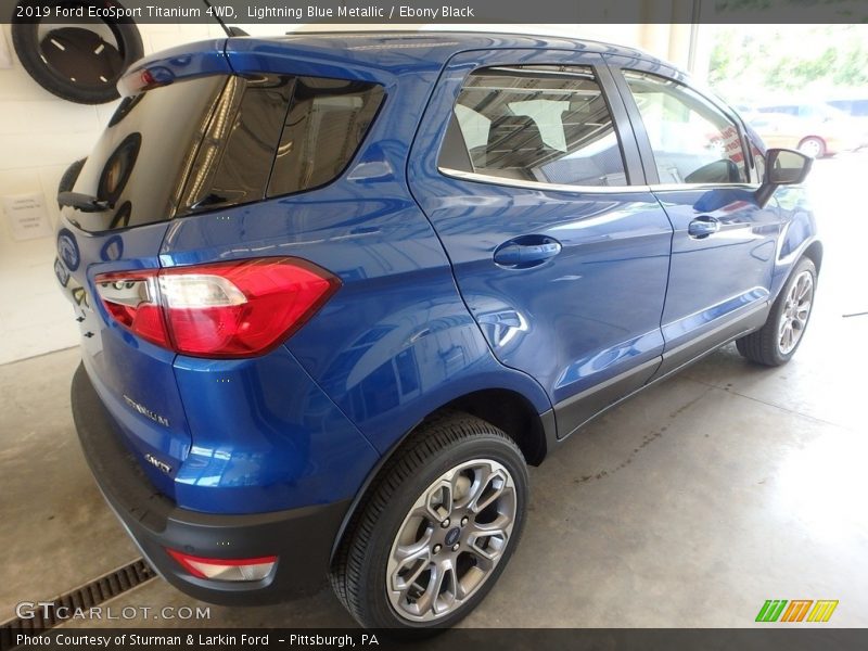 Lightning Blue Metallic / Ebony Black 2019 Ford EcoSport Titanium 4WD
