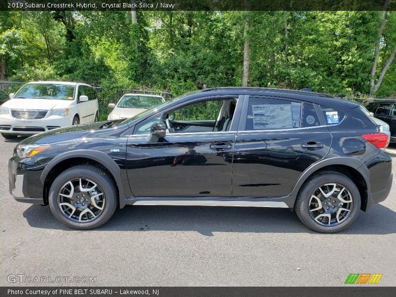 Crystal Black Silica / Navy 2019 Subaru Crosstrek Hybrid