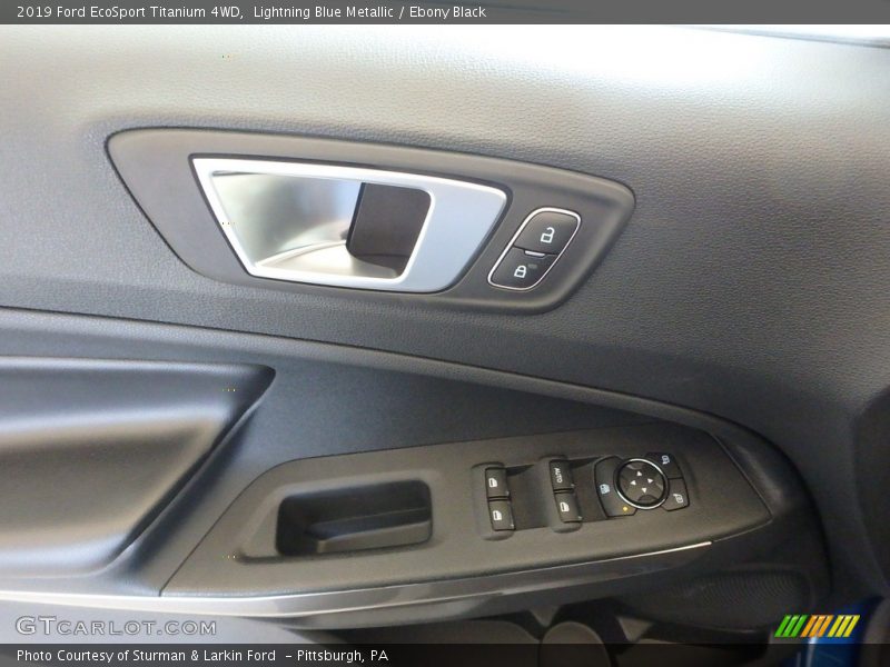 Lightning Blue Metallic / Ebony Black 2019 Ford EcoSport Titanium 4WD