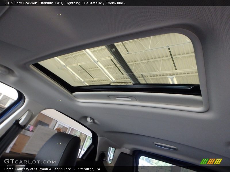 Lightning Blue Metallic / Ebony Black 2019 Ford EcoSport Titanium 4WD