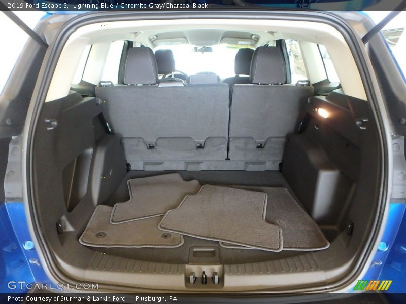 Lightning Blue / Chromite Gray/Charcoal Black 2019 Ford Escape S