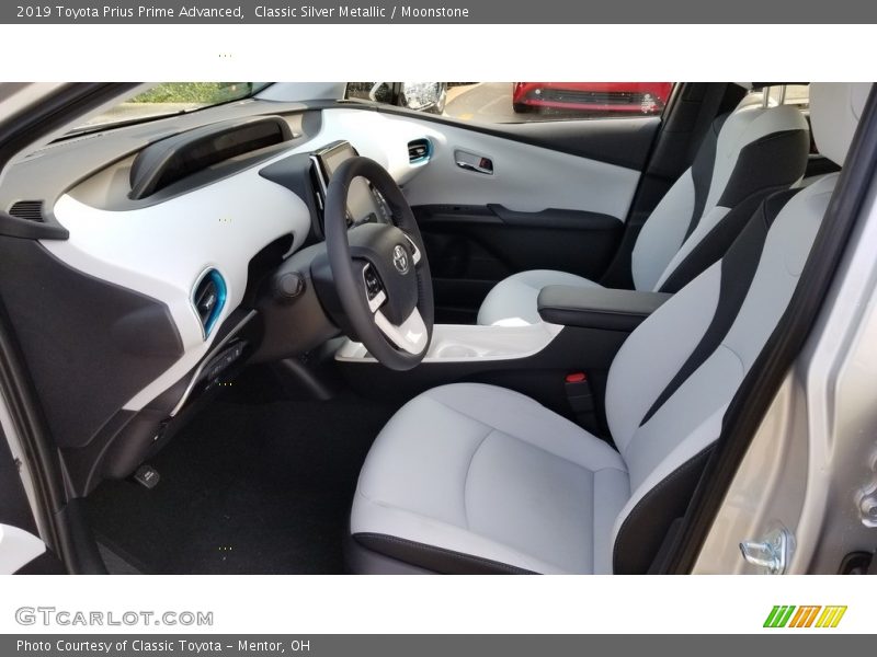 Front Seat of 2019 Prius Prime Advanced