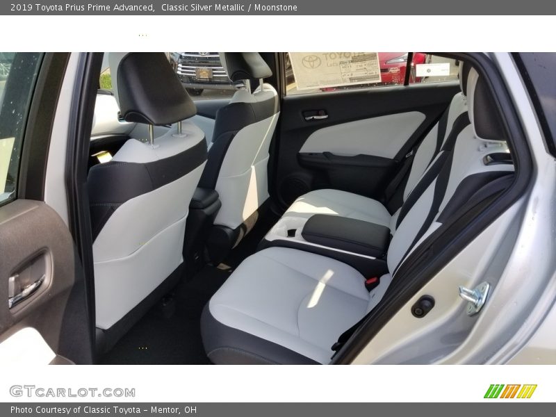 Rear Seat of 2019 Prius Prime Advanced