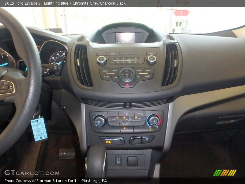 Lightning Blue / Chromite Gray/Charcoal Black 2019 Ford Escape S
