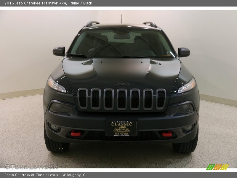 Rhino / Black 2016 Jeep Cherokee Trailhawk 4x4