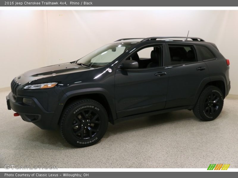 Rhino / Black 2016 Jeep Cherokee Trailhawk 4x4