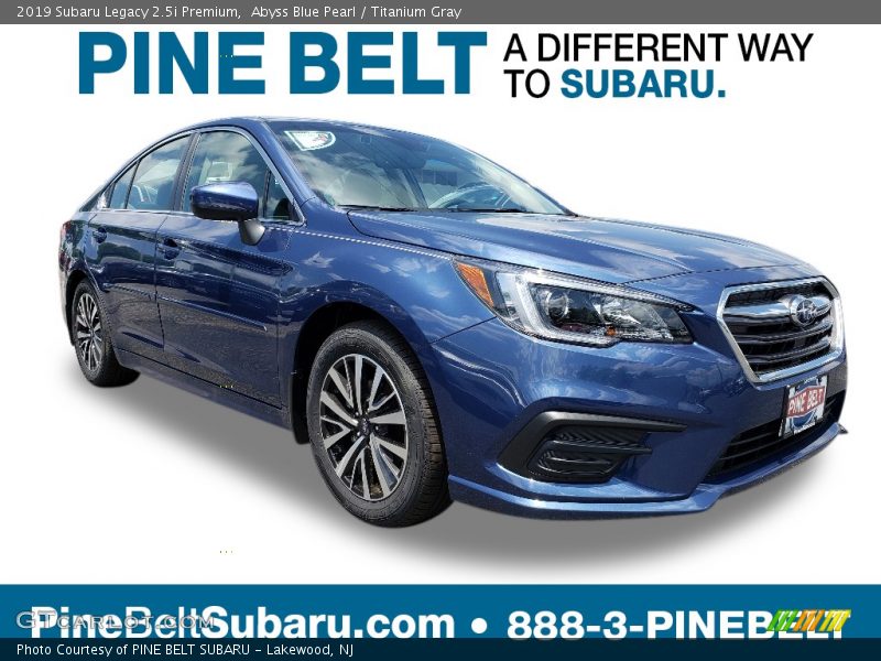 Abyss Blue Pearl / Titanium Gray 2019 Subaru Legacy 2.5i Premium