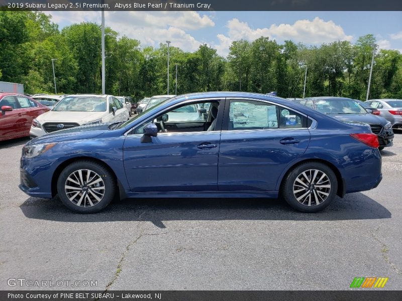 Abyss Blue Pearl / Titanium Gray 2019 Subaru Legacy 2.5i Premium