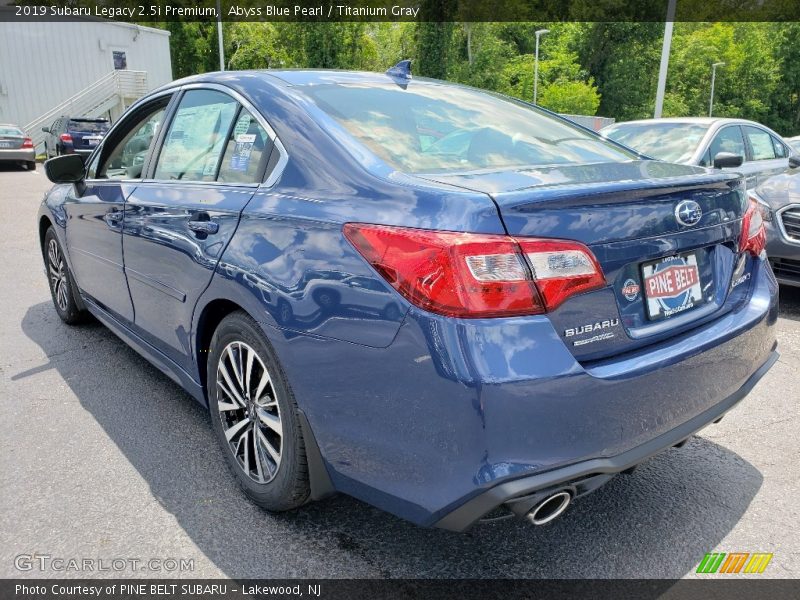Abyss Blue Pearl / Titanium Gray 2019 Subaru Legacy 2.5i Premium