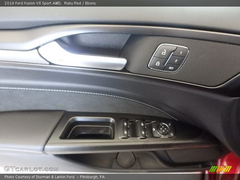 Door Panel of 2019 Fusion V6 Sport AWD