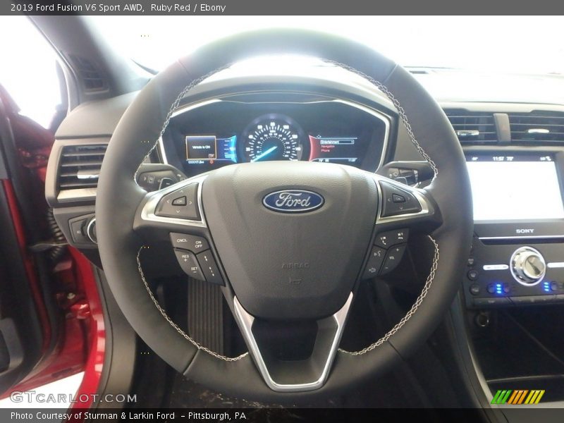  2019 Fusion V6 Sport AWD Steering Wheel