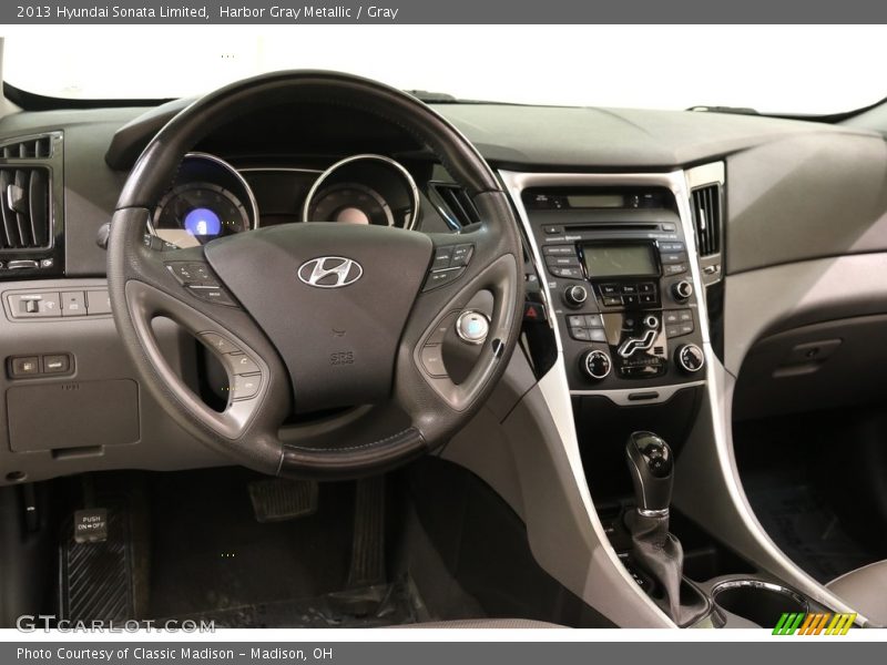 Harbor Gray Metallic / Gray 2013 Hyundai Sonata Limited