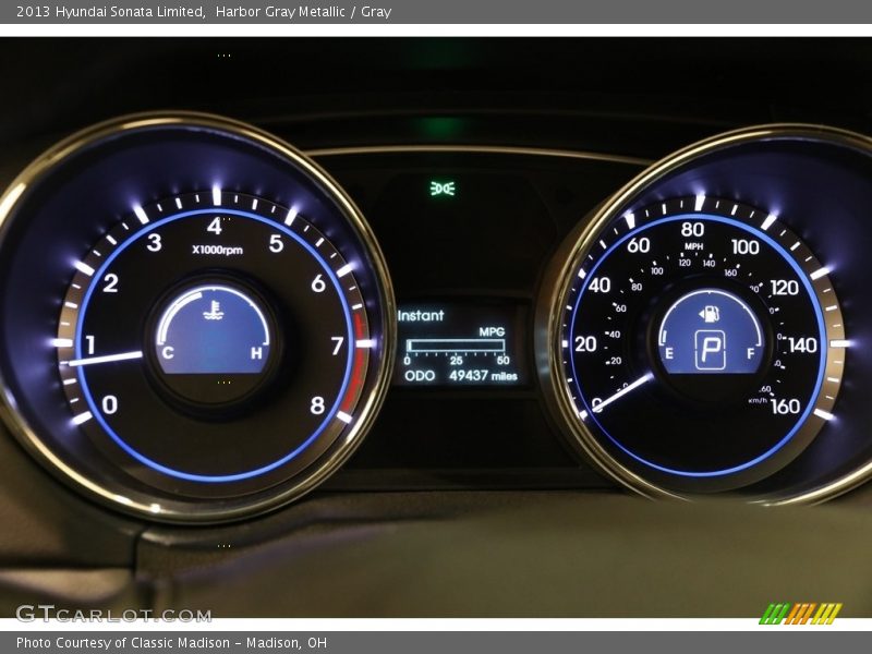 Harbor Gray Metallic / Gray 2013 Hyundai Sonata Limited