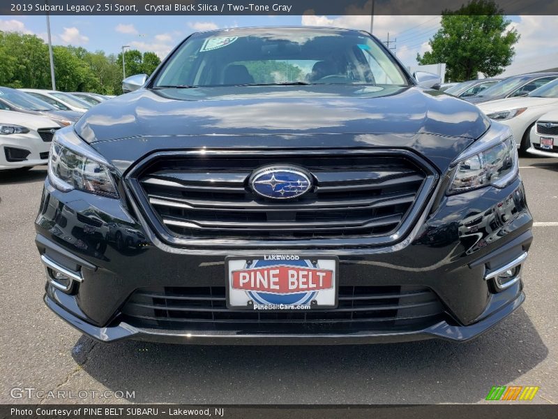 Crystal Black Silica / Two-Tone Gray 2019 Subaru Legacy 2.5i Sport