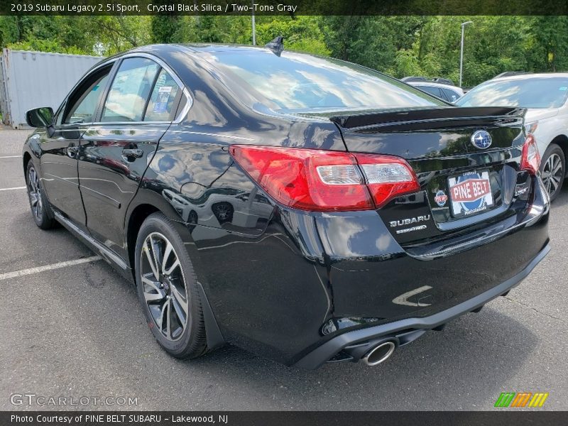 Crystal Black Silica / Two-Tone Gray 2019 Subaru Legacy 2.5i Sport