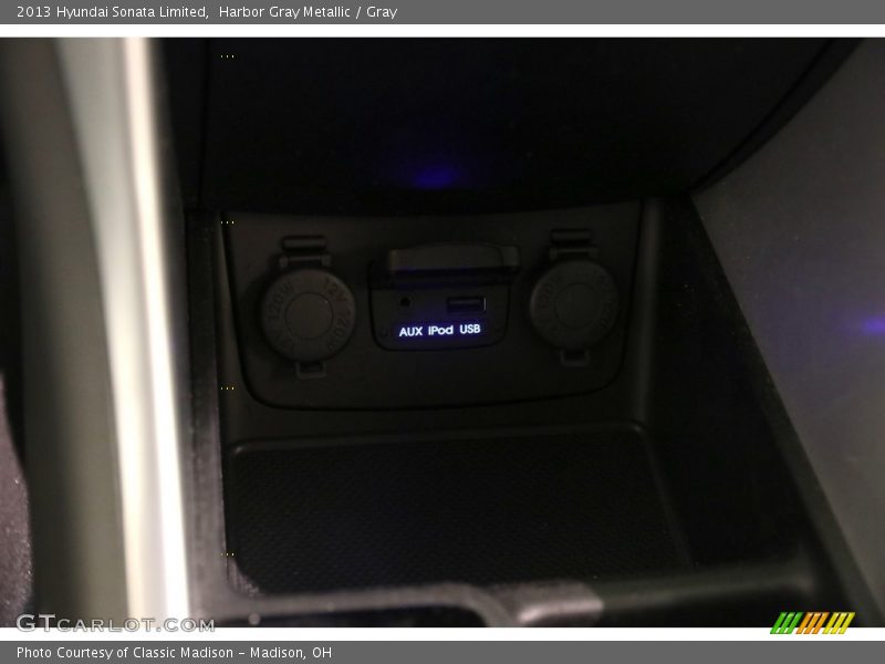 Harbor Gray Metallic / Gray 2013 Hyundai Sonata Limited