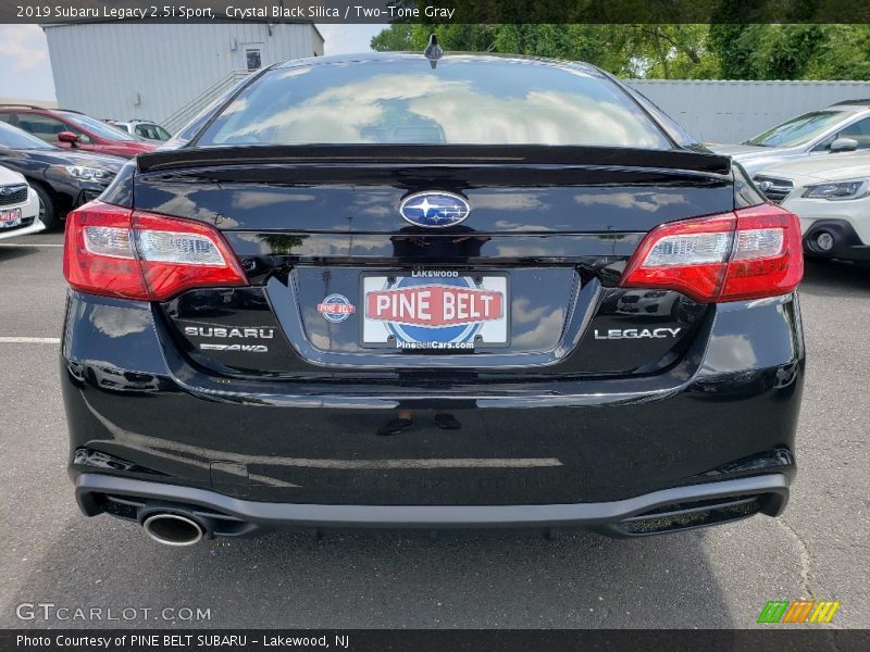 Crystal Black Silica / Two-Tone Gray 2019 Subaru Legacy 2.5i Sport
