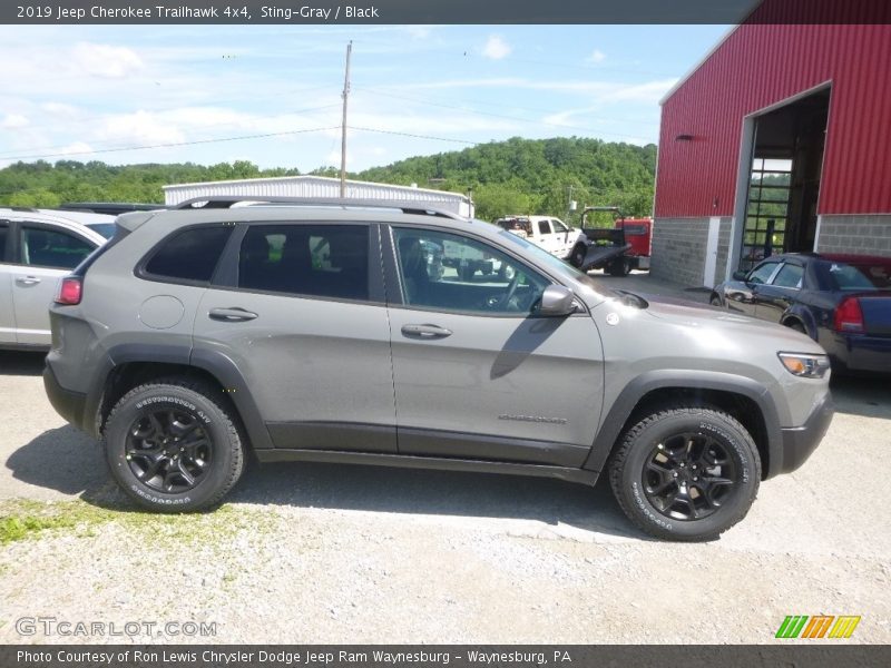 Sting-Gray / Black 2019 Jeep Cherokee Trailhawk 4x4