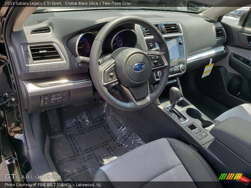 Front Seat of 2019 Legacy 2.5i Sport