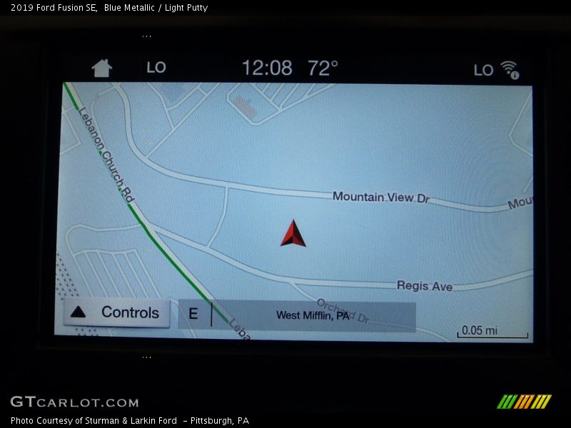 Blue Metallic / Light Putty 2019 Ford Fusion SE