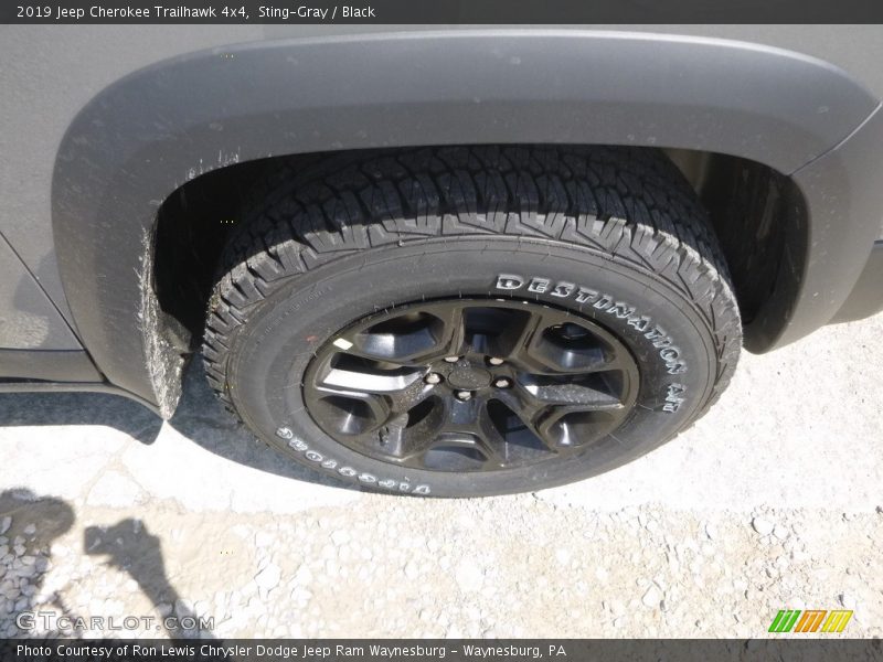 Sting-Gray / Black 2019 Jeep Cherokee Trailhawk 4x4