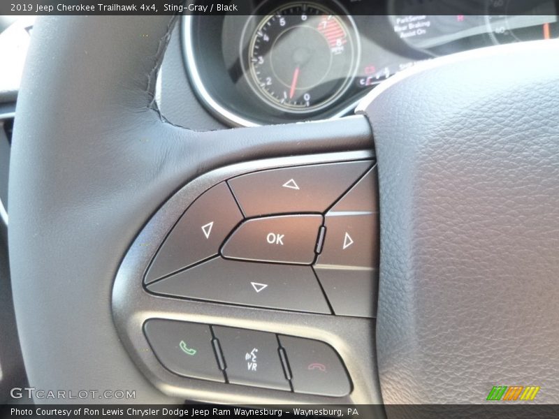 Sting-Gray / Black 2019 Jeep Cherokee Trailhawk 4x4