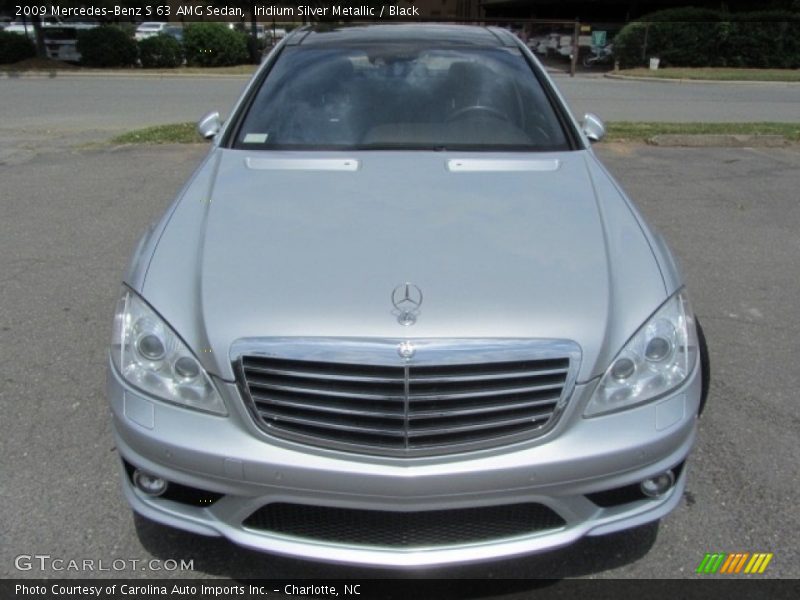 Iridium Silver Metallic / Black 2009 Mercedes-Benz S 63 AMG Sedan