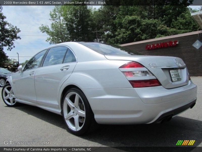 Iridium Silver Metallic / Black 2009 Mercedes-Benz S 63 AMG Sedan