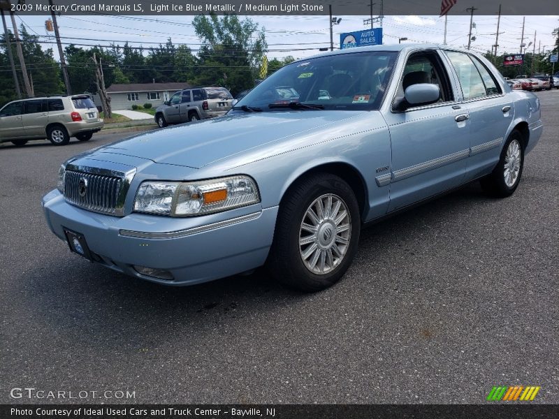 Light Ice Blue Metallic / Medium Light Stone 2009 Mercury Grand Marquis LS