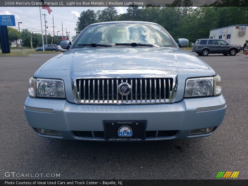 Light Ice Blue Metallic / Medium Light Stone 2009 Mercury Grand Marquis LS