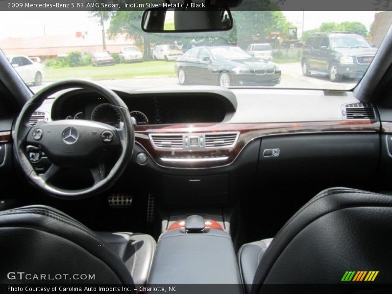 Iridium Silver Metallic / Black 2009 Mercedes-Benz S 63 AMG Sedan