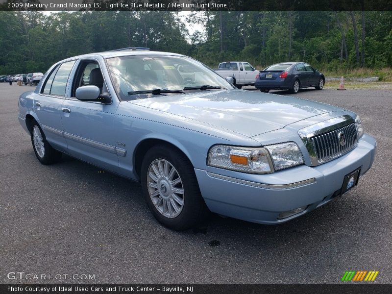 Light Ice Blue Metallic / Medium Light Stone 2009 Mercury Grand Marquis LS