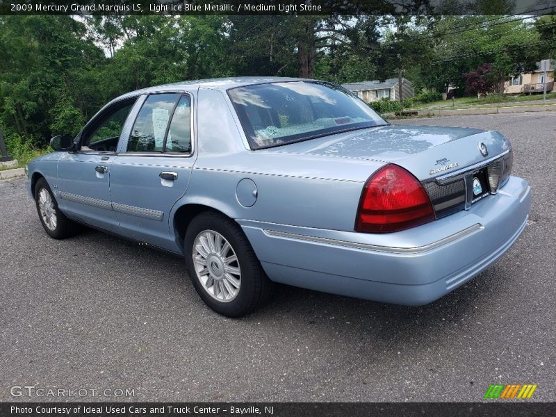 Light Ice Blue Metallic / Medium Light Stone 2009 Mercury Grand Marquis LS