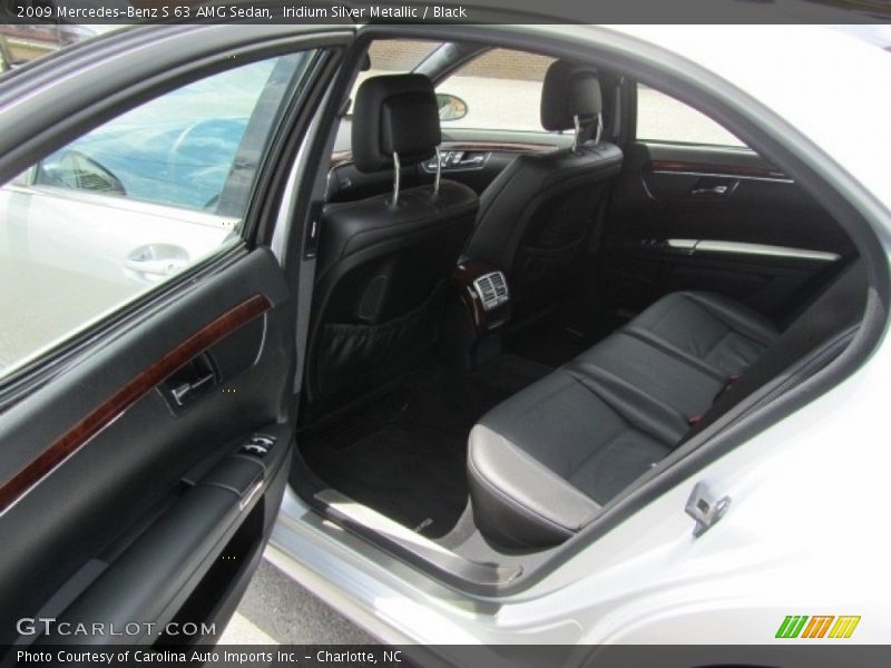 Iridium Silver Metallic / Black 2009 Mercedes-Benz S 63 AMG Sedan