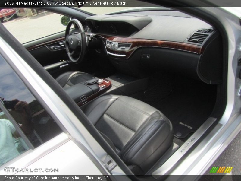 Iridium Silver Metallic / Black 2009 Mercedes-Benz S 63 AMG Sedan