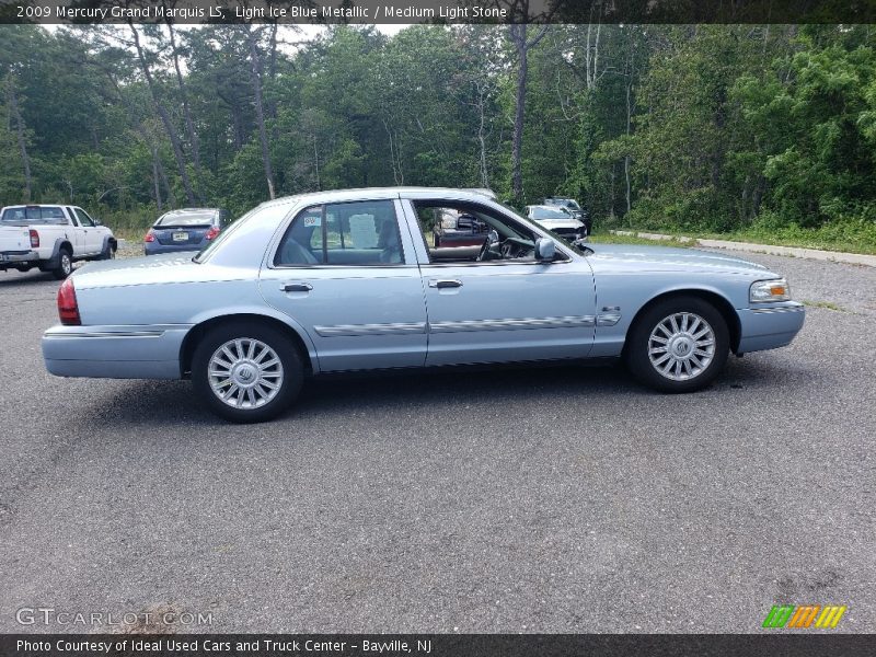 Light Ice Blue Metallic / Medium Light Stone 2009 Mercury Grand Marquis LS