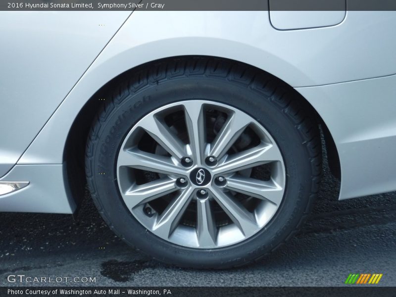 Symphony Silver / Gray 2016 Hyundai Sonata Limited