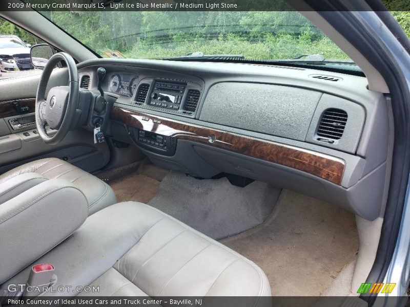 Light Ice Blue Metallic / Medium Light Stone 2009 Mercury Grand Marquis LS