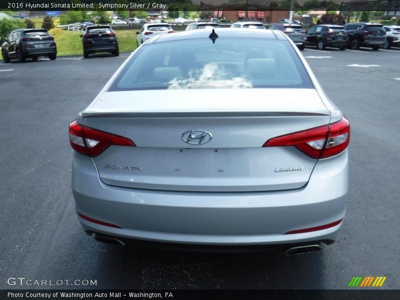 Symphony Silver / Gray 2016 Hyundai Sonata Limited