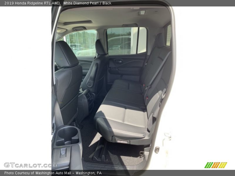 White Diamond Pearl / Black 2019 Honda Ridgeline RTL AWD