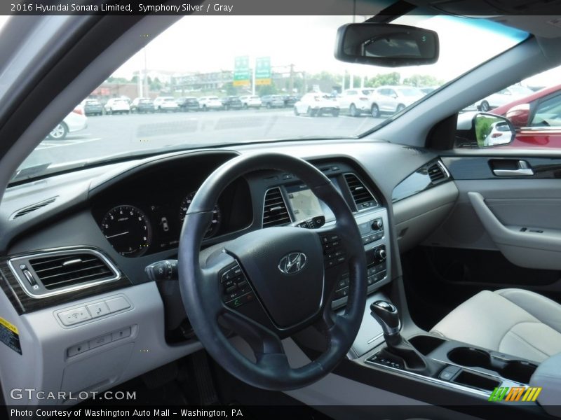 Symphony Silver / Gray 2016 Hyundai Sonata Limited